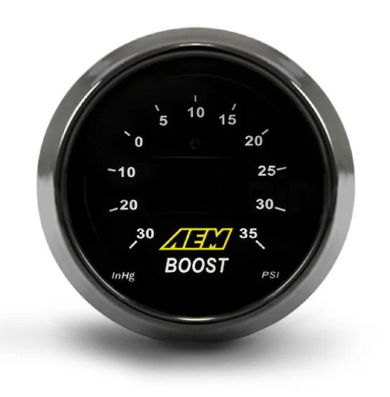 AEM 52mm Boost Digital Gauge -30-35psi — Photo - out of package