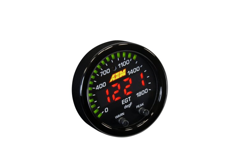 AEM X-Series EGT 0-1800F Gauge — Photo - out of package
