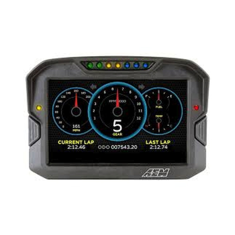 AEM CD-7 Logging GPS Enabled Race Dash Carbon Fiber Digital Display w/o VDM (CAN Input Only) — Photo - out of package