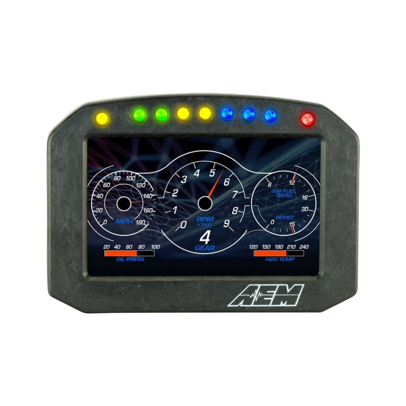 AEM CD-5 Carbon Flush Digital Dash Display — Photo - out of package