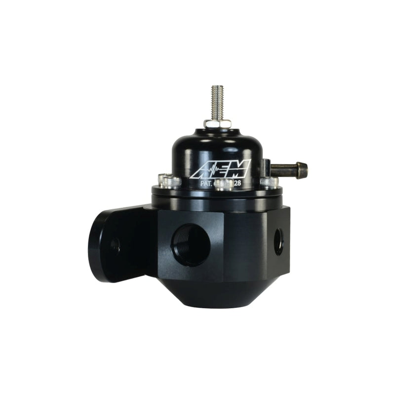 AEM Universal Black Adjustable Fuel Pressure Regulator — Photo - out of package