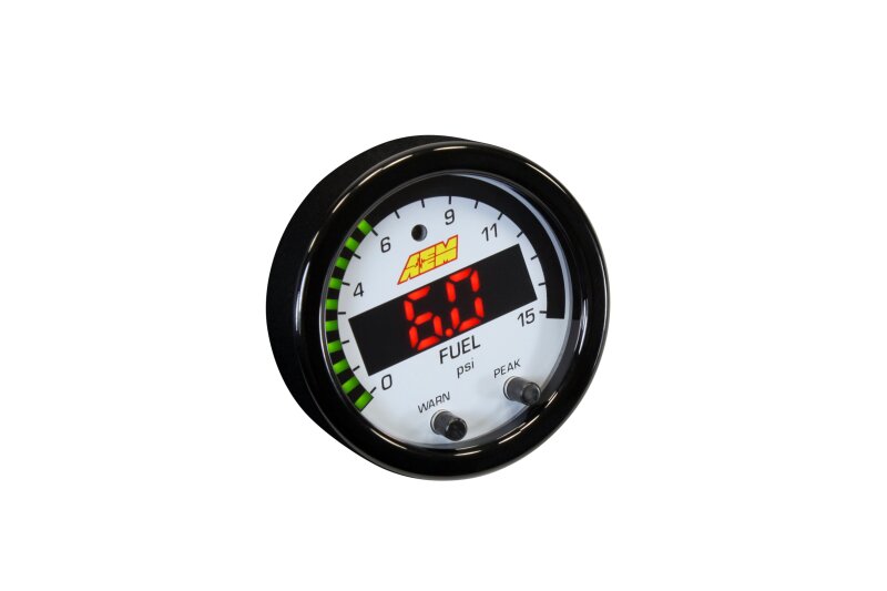 AEM X-Series Pressure 0-15psi Gauge Kit — Photo - out of package