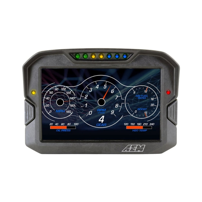 AEM CD-7 Non Logging Race Dash Carbon Fiber Digital Display (CAN Input Only) — Photo - out of package