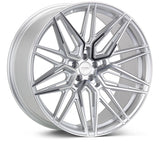 Vossen HF-7 22x10.5 / 5x112 / ET8 / Super Deep Face / 66.5 - Silver Polished Wheel