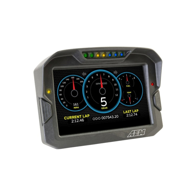 AEM CD-7 Non Logging Race Dash Carbon Fiber Digital Display (CAN Input Only) — Photo - out of package