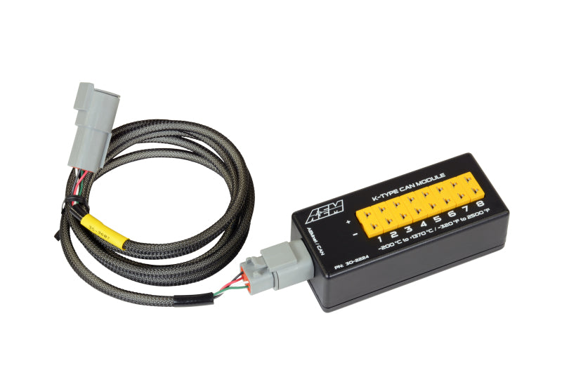 AEM 8 Channel K-Type Thermocouple EGT CAN Module — Photo - out of package