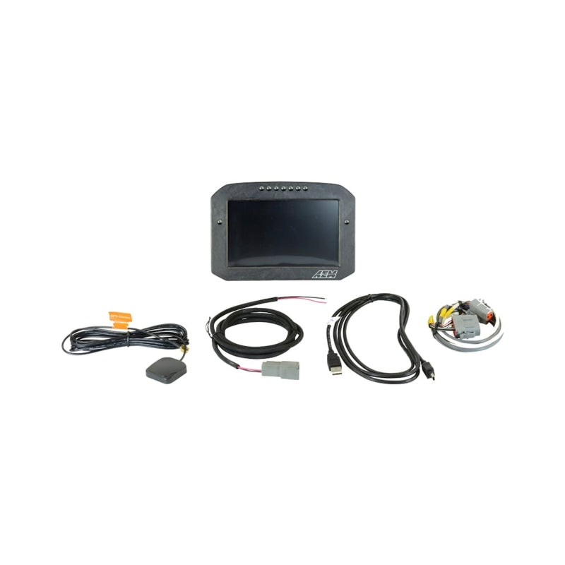 AEM CD-7G Carbon Flush Digital Dash Display w/ Internal 20Hz GPS & Antenna — Photo - Primary