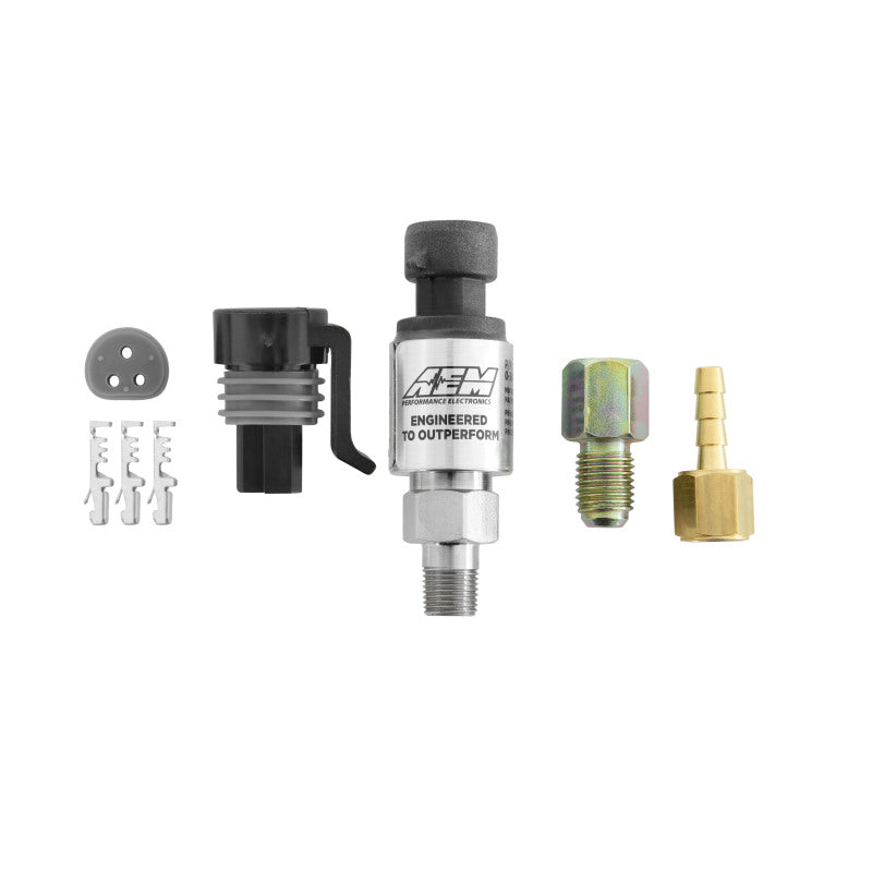 AEM 1 BAR MAP or 15 PSIA Stainless Steel Sensor Kit — Photo - out of package