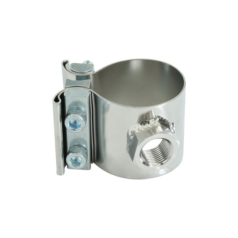 AEM No-Weld O2 Sensor Mount for 1.75 to 2.0 inch Diameter Pipe — Photo - out of package