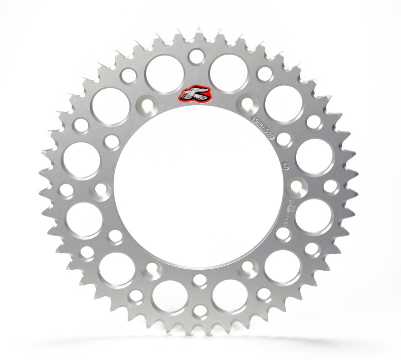 Renthal 06-23 Yamaha YFM250/700 Raptor/ YFZ450/R Rear Grooved Sprocket - Silver 520-40 Teeth