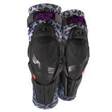 Load image into Gallery viewer, EVS Slayco96 Knee Guard Pair Ghost/Leopard - Large/XL