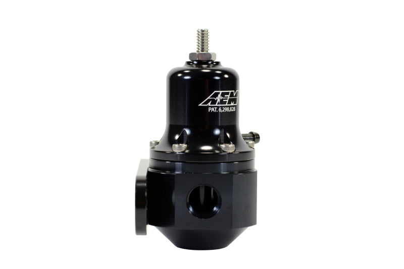 AEM High Capacity Universal Black Adjustable Fuel Pressure Regulator — Photo - out of package