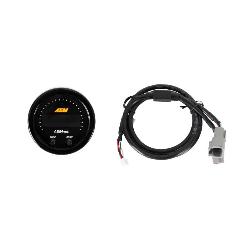 AEM X-Series AEMnet Can Bus Gauge Kit — Photo - out of package