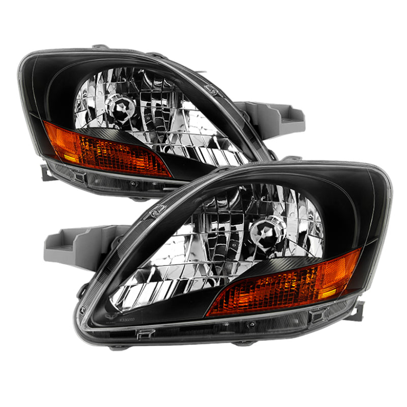 xTune Toyota Yaris Sedan 06-12 OEM Style Headlights - Black HD-JH-TYA06-AM-BK