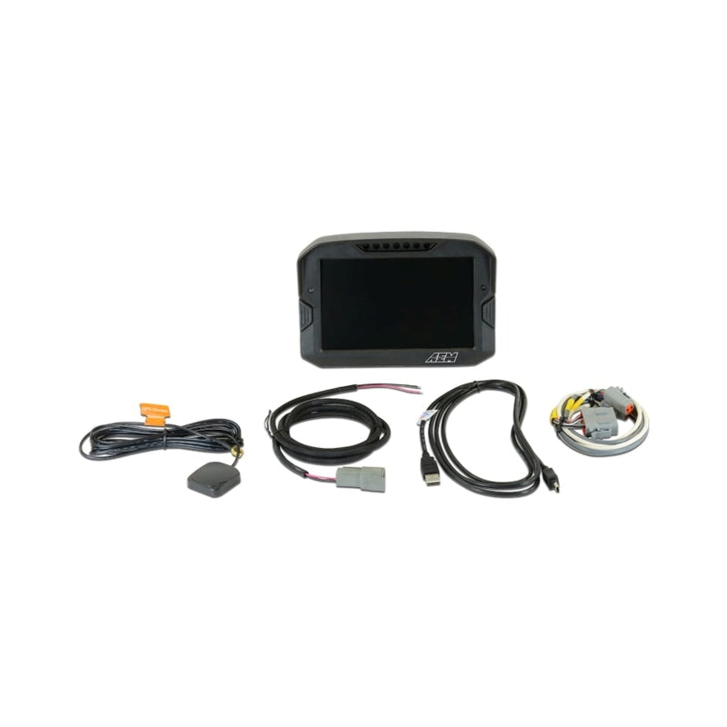 AEM CD-7 Non Logging GPS Enabled Race Dash Carbon Fiber Digital Display w/o VDM (CAN Input Only) — Photo - Primary