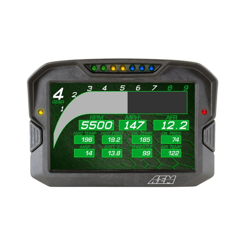 AEM CD-7 Non Logging Race Dash Carbon Fiber Digital Display (CAN Input Only) — Photo - out of package