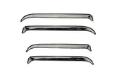 AVS 85-90 Buick Electra Ventshade Front & Rear Window Deflectors 4pc - Stainless