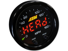 Load image into Gallery viewer, AEM X-Series 0-160 MPH Black Bezel w/ Black Face GPS Speedometer Gauge — Photo - out of package