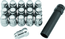 Load image into Gallery viewer, QuadBoss Spline Lug Nuts 12x1.25 - Silver