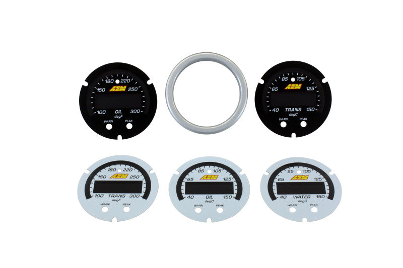 AEM X-Series Temperature Gauge Accessory Kit — Photo - Primary