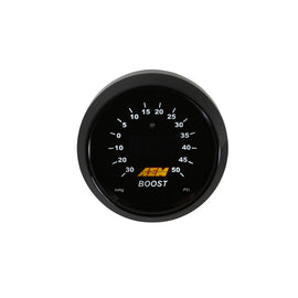AEM 52mm Boost Digital Gauge -30-50psi — Photo - Primary