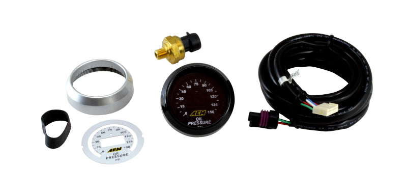 AEM 52mm Oil Pressure 150psi Digital Gauge — Photo - Primary