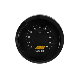 AEM 52mm Voltmeter Digital Gauge — Photo - Primary