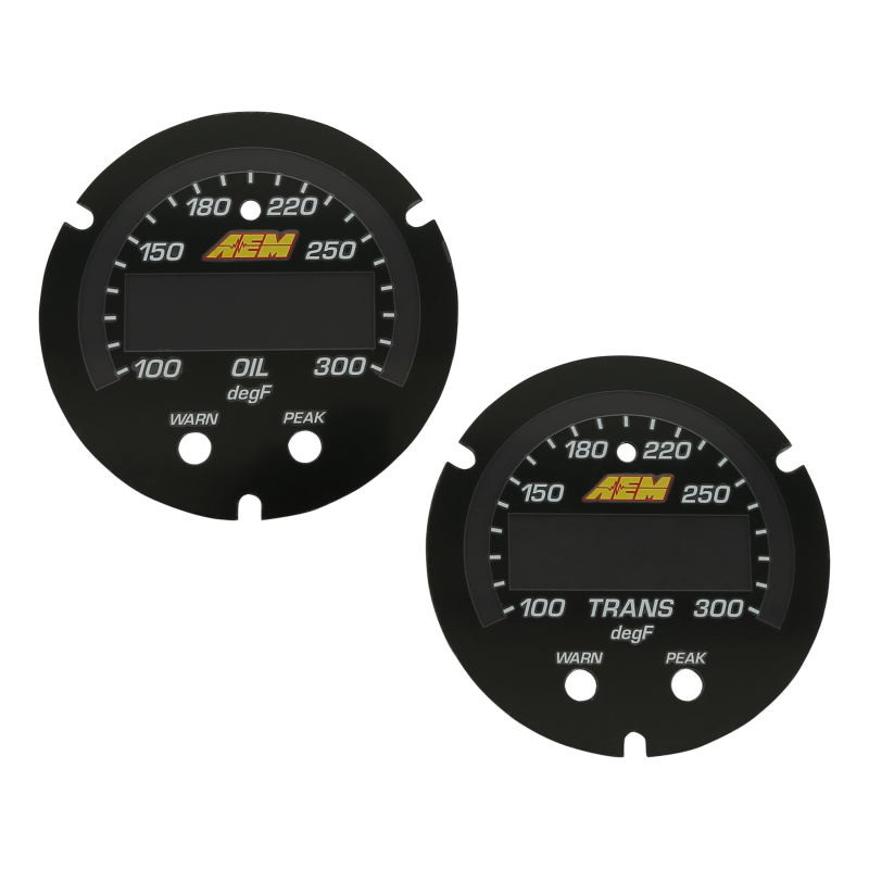 AEM X-Series Temperature Gauge Accessory Kit — Photo - out of package