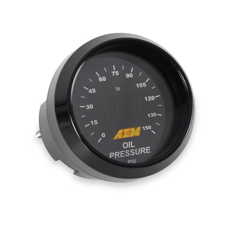 AEM 52mm Oil Pressure 150psi Digital Gauge — Photo - Primary