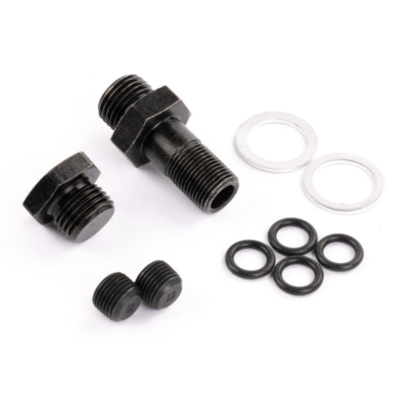 AEM 99-00 Honda Civic Si Black Fuel Rail — Photo - out of package