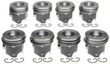 Mahle OE Ford IHC T444E Navistar 445 V8 7.3L Powerstroke Direct Injection Piston Set (Set of 8)