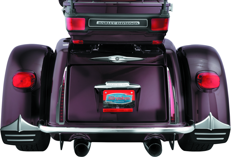 Kuryakyn Rear Mud Flaps For Trikes Chrome