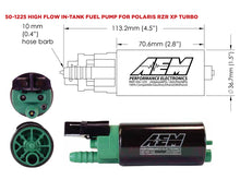 Load image into Gallery viewer, AEM 2016+ Polaris RZR Turbo Replacement High Flow In Tank Fuel Pump (Turbo Only) — Photo - out of package