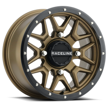 Load image into Gallery viewer, Raceline A94BZ Krank 14x7in / 4x137 BP / 38mm Offset / 110.18mm Bore - Bronze &amp; Black Lip Wheel