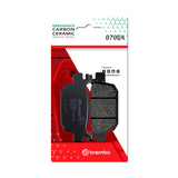 Brembo OE Honda Nss/Honda Sh/Honda Silverwing/Honda Forza/Honda Adv Carbon Ceramic Brake Pad - Rear