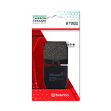 Brembo OE Mbk Nitro/Quadro Quadro/Yamaha Aerox/Yamaha Slider Carbon Ceramic Brake Pad - Rear