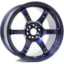 Load image into Gallery viewer, Gram Lights 57DR 18x9.5 +38 5-100 Eternal Blue Pearl Wheel (Min Order Qty 20)