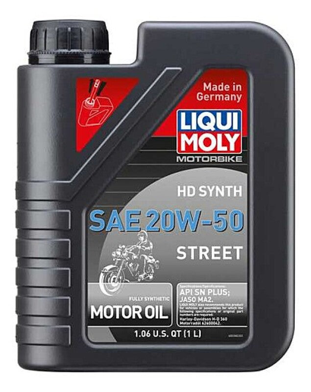 LIQUI MOLY 1L Motorbike HD Synth SAE 20W50 Street