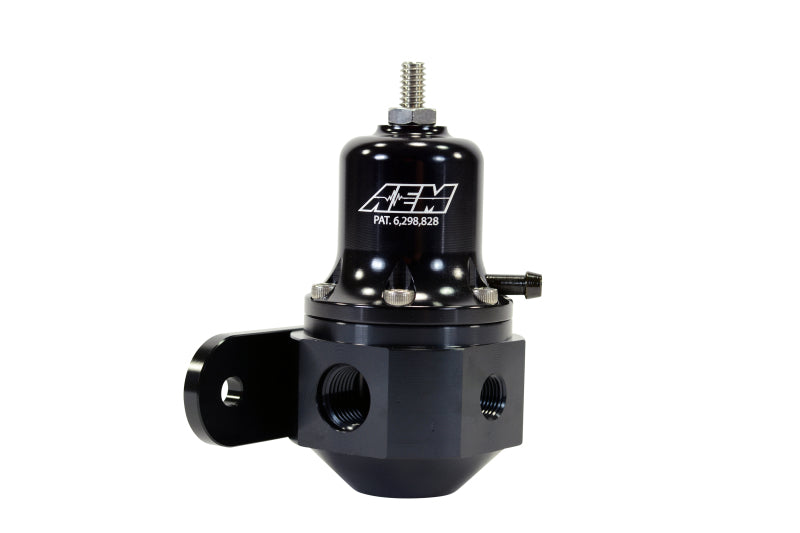 AEM High Capacity Universal Black Adjustable Fuel Pressure Regulator — Photo - Primary