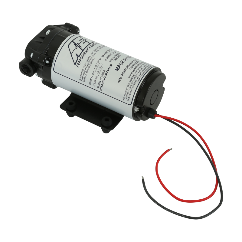 AEM Water/Methanol Injection 200psi Recirculation Pump — Photo - out of package