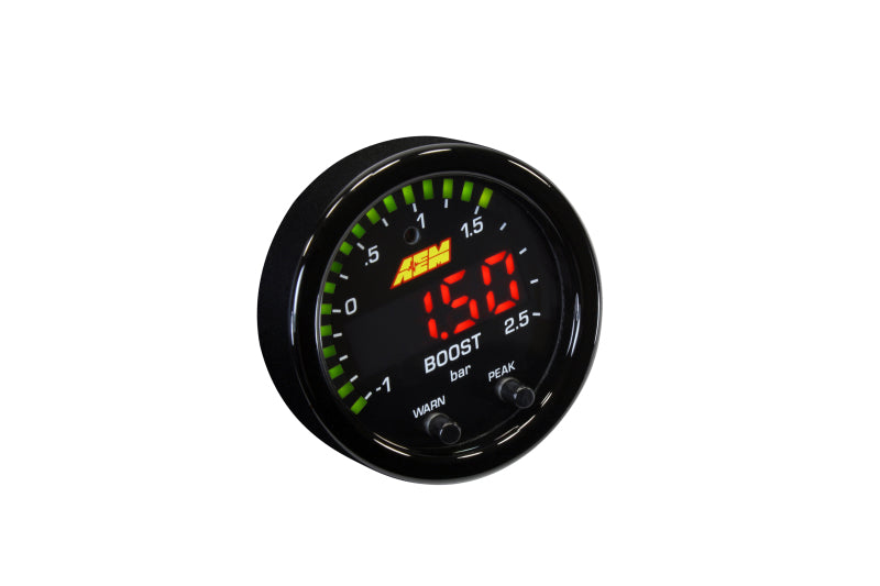 AEM X-Series Boost Pressure -30inHg 35psi Gauge — Photo - out of package