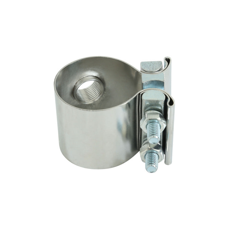AEM No-Weld O2 Sensor Mount for 1.75 to 2.0 inch Diameter Pipe — Photo - out of package
