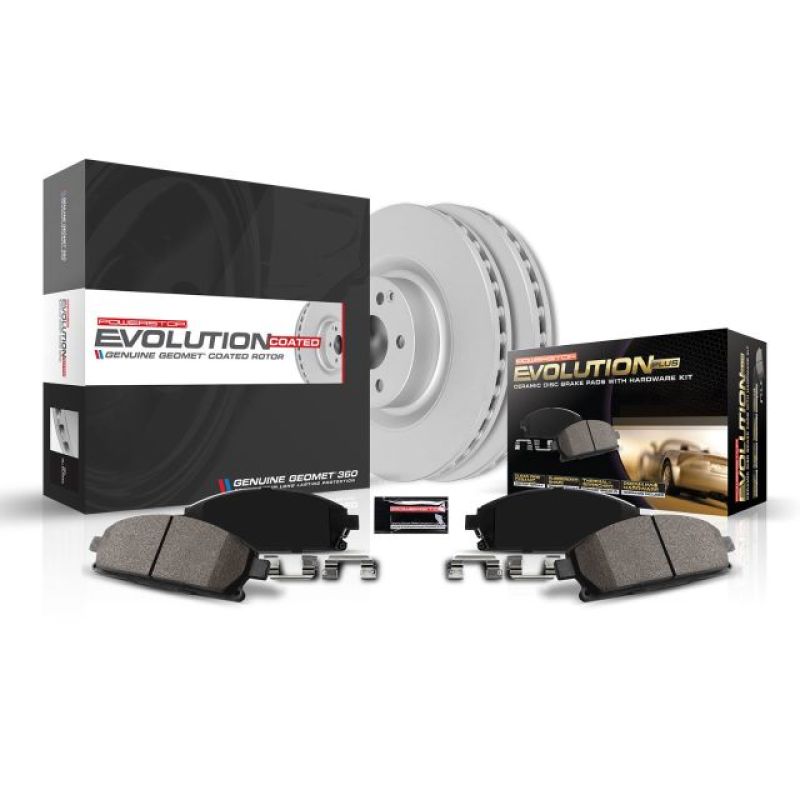 Power Stop 94-97 Mazda Miata Front Z17 Evolution Geomet Coated Brake Kit