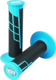 ProTaper Clamp-On 1/2 Waffle Grip - Neon Blue/Black