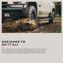 Load image into Gallery viewer, BFGoodrich All Terrain T/A KO3 LT285/70R17 126/123S — Photo - Primary