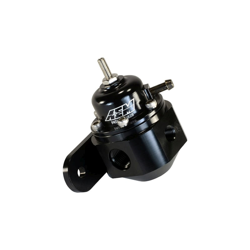 AEM Universal Black Adjustable Fuel Pressure Regulator — Photo - out of package