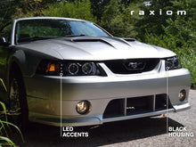 Load image into Gallery viewer, Raxiom 99-04 Ford Mustang Dual LED Halo Projector Headlights- Black Housing (Clear Lens)