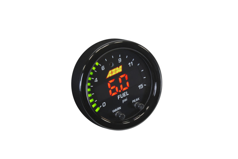 AEM X-Series Pressure 0-15psi Gauge Kit — Photo - out of package