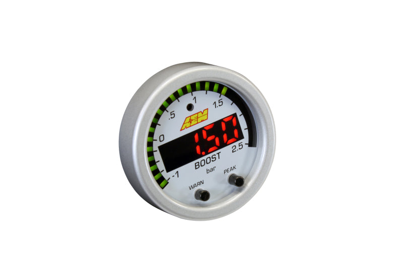 AEM X-Series Boost Pressure -30inHg 35psi Gauge — Photo - out of package