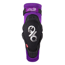 Load image into Gallery viewer, EVS Slayco96 Knee Guard Pair Purple/Black - Youth